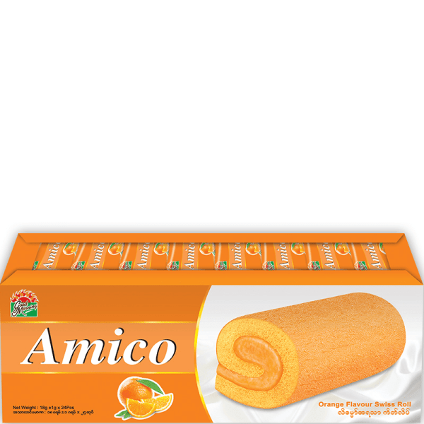 Amico Swiss Roll 24pcs