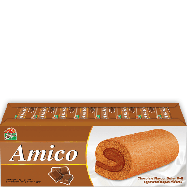 Amico Swiss Roll 24pcs