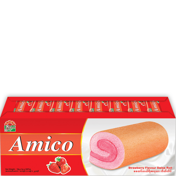 Amico Swiss Roll 24pcs